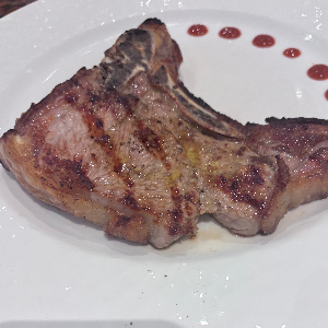 Lombata di vitello alla brace
