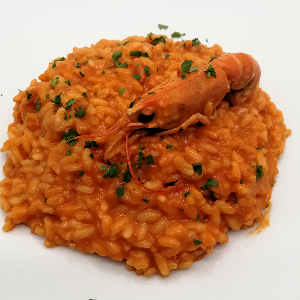 Risotto alla crema di scampi